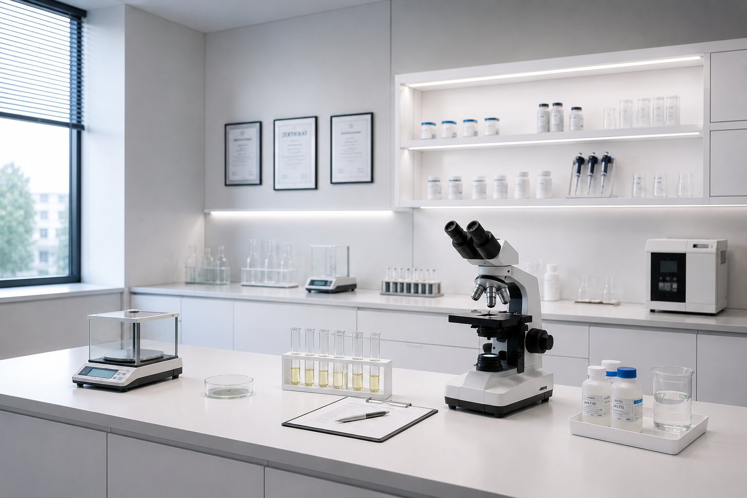 Labor – Vitamin Testsieger arbeitet mit Fachpersonal